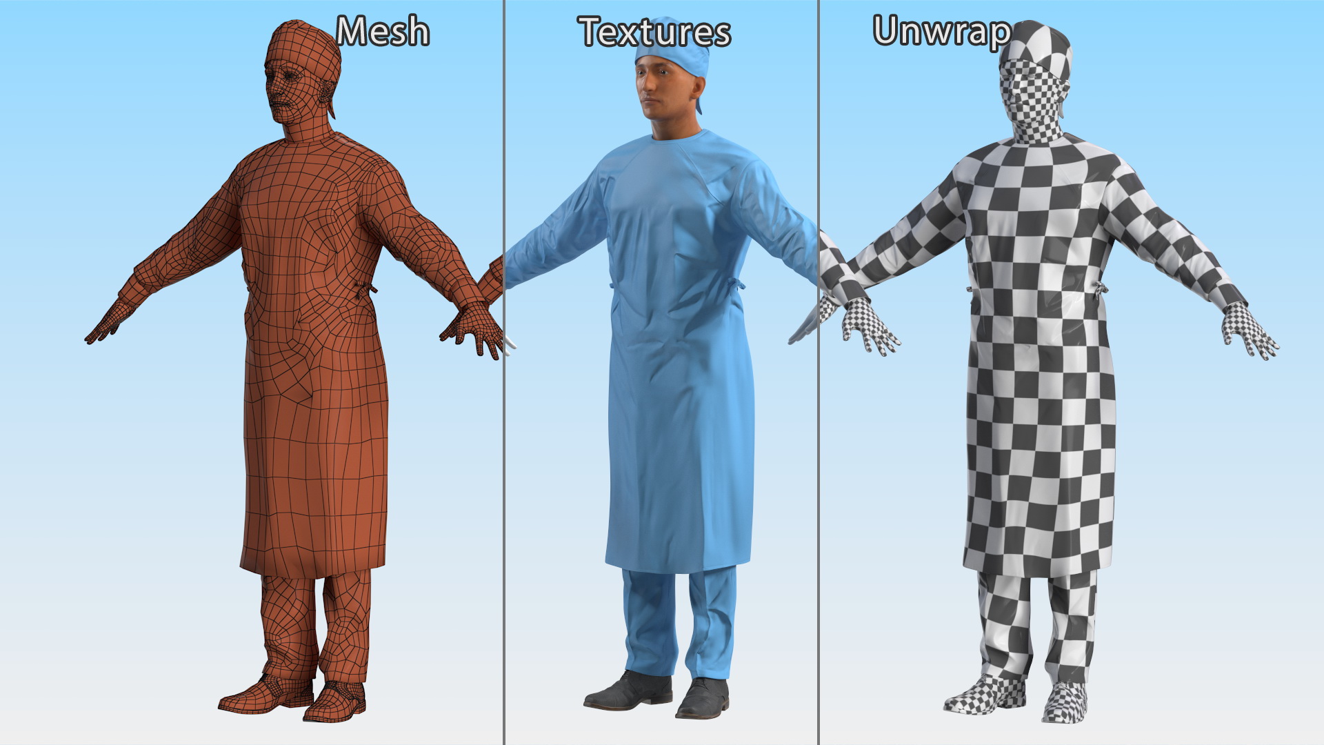 Male Surgeon 3D