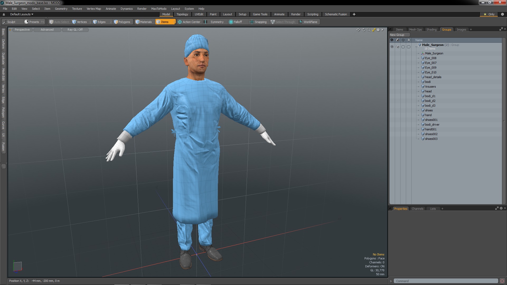 Male Surgeon 3D