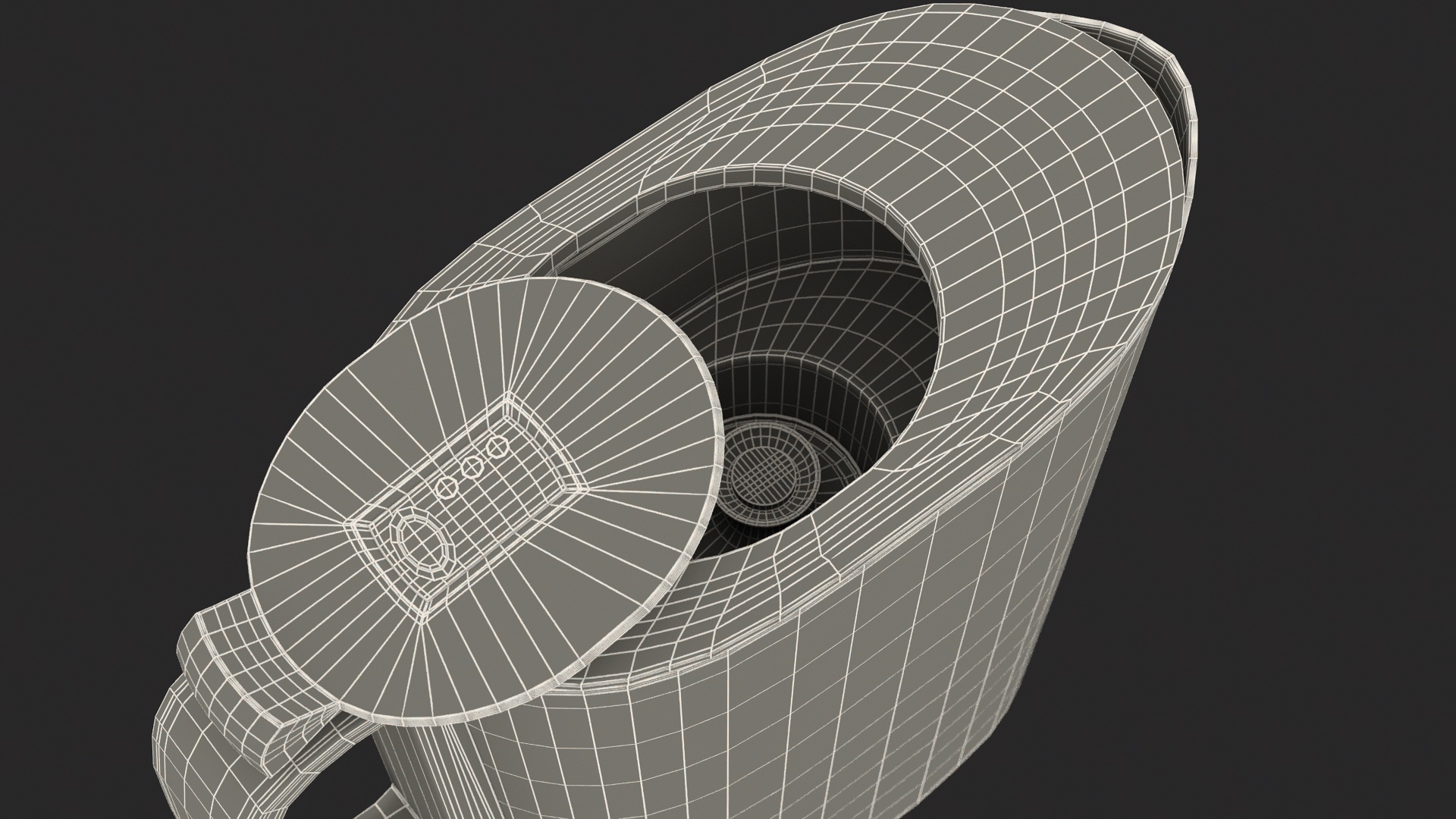 3D White Water Pitcher with Filter