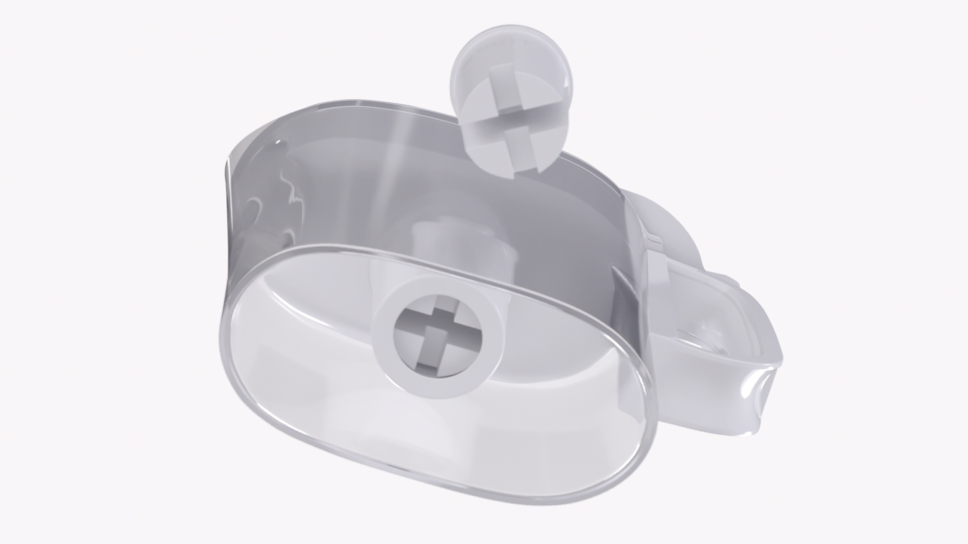 3D White Water Pitcher with Filter
