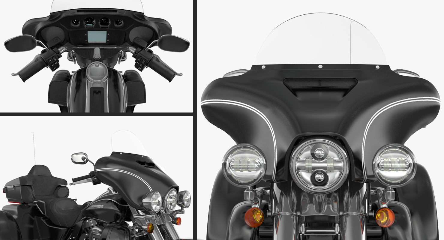 3D model Harley Davidson Tri Glide 2016