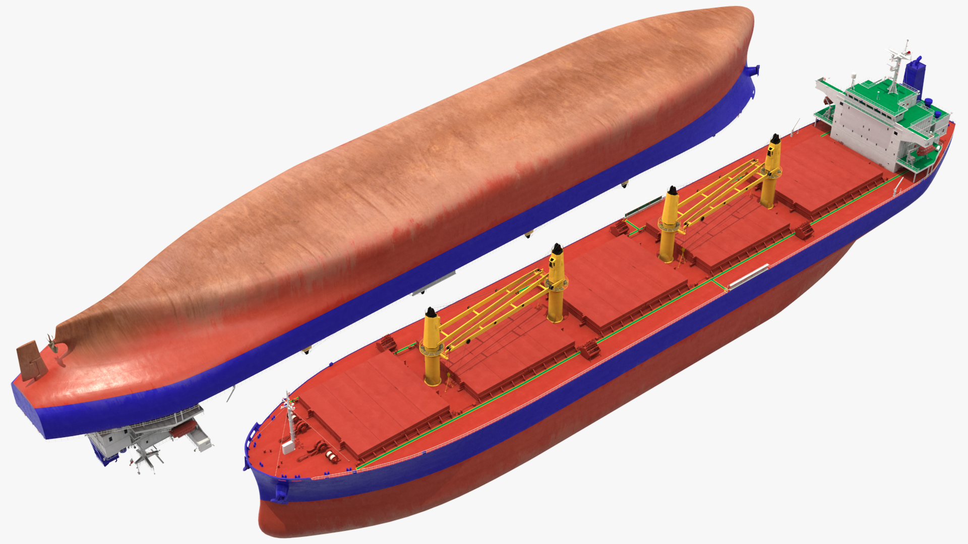 Marine Cargo Ship 3D