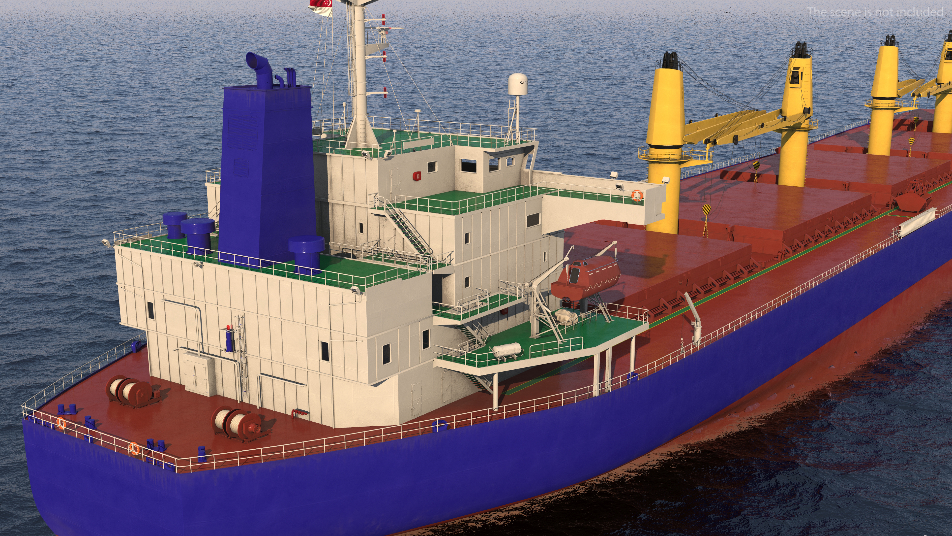 Marine Cargo Ship 3D