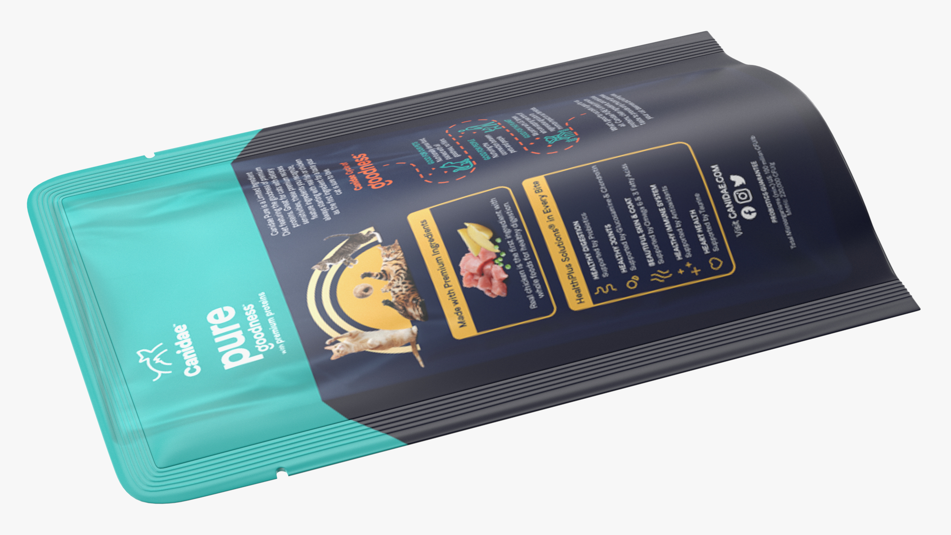 Cat Food Pouch Canidae 3D