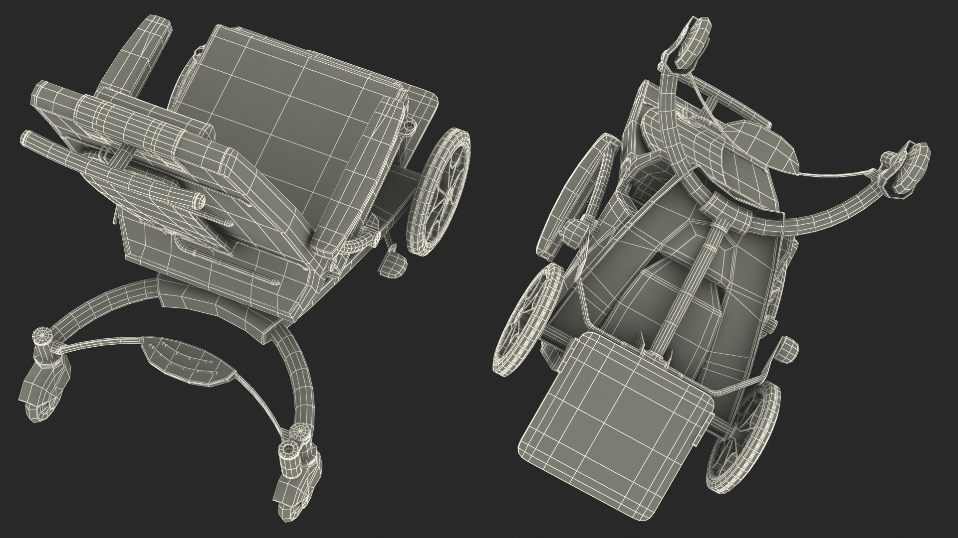 3D Multifunctional Transport Chair