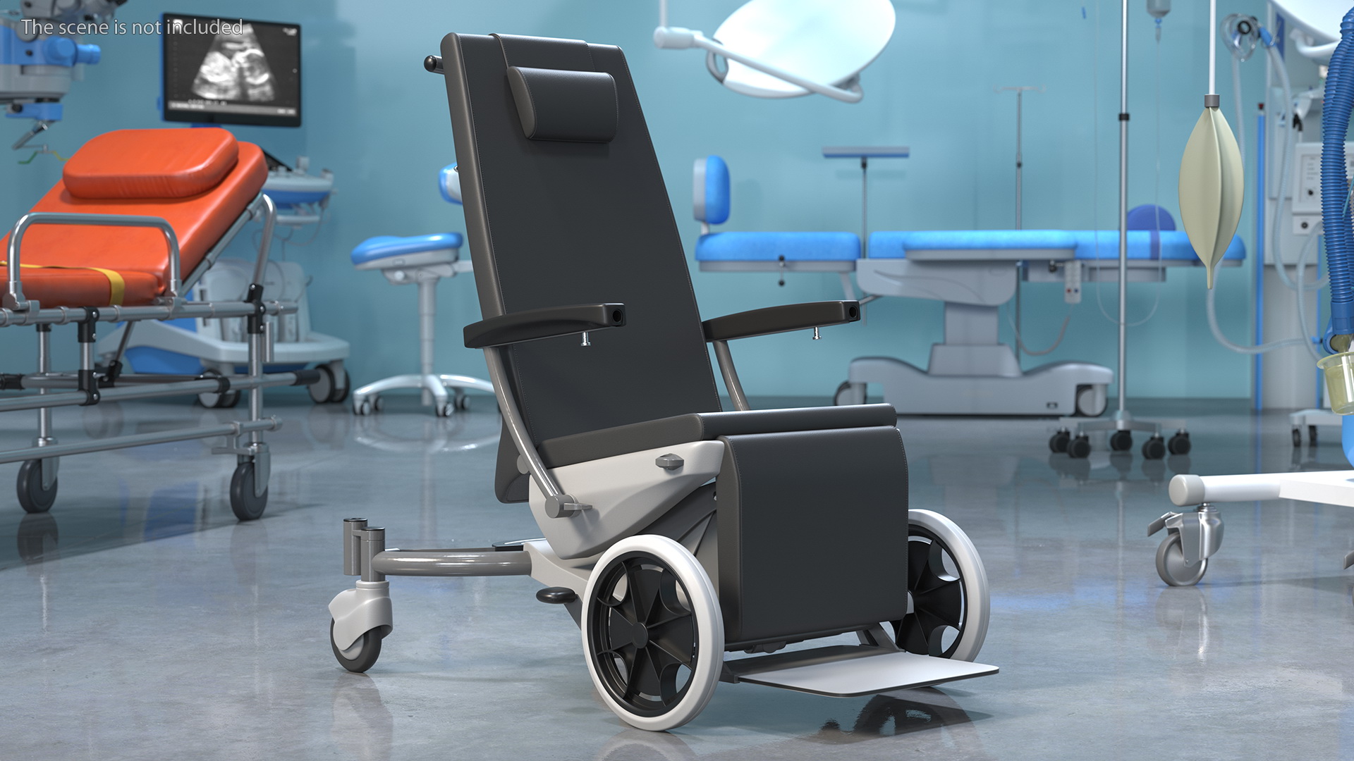 3D Multifunctional Transport Chair