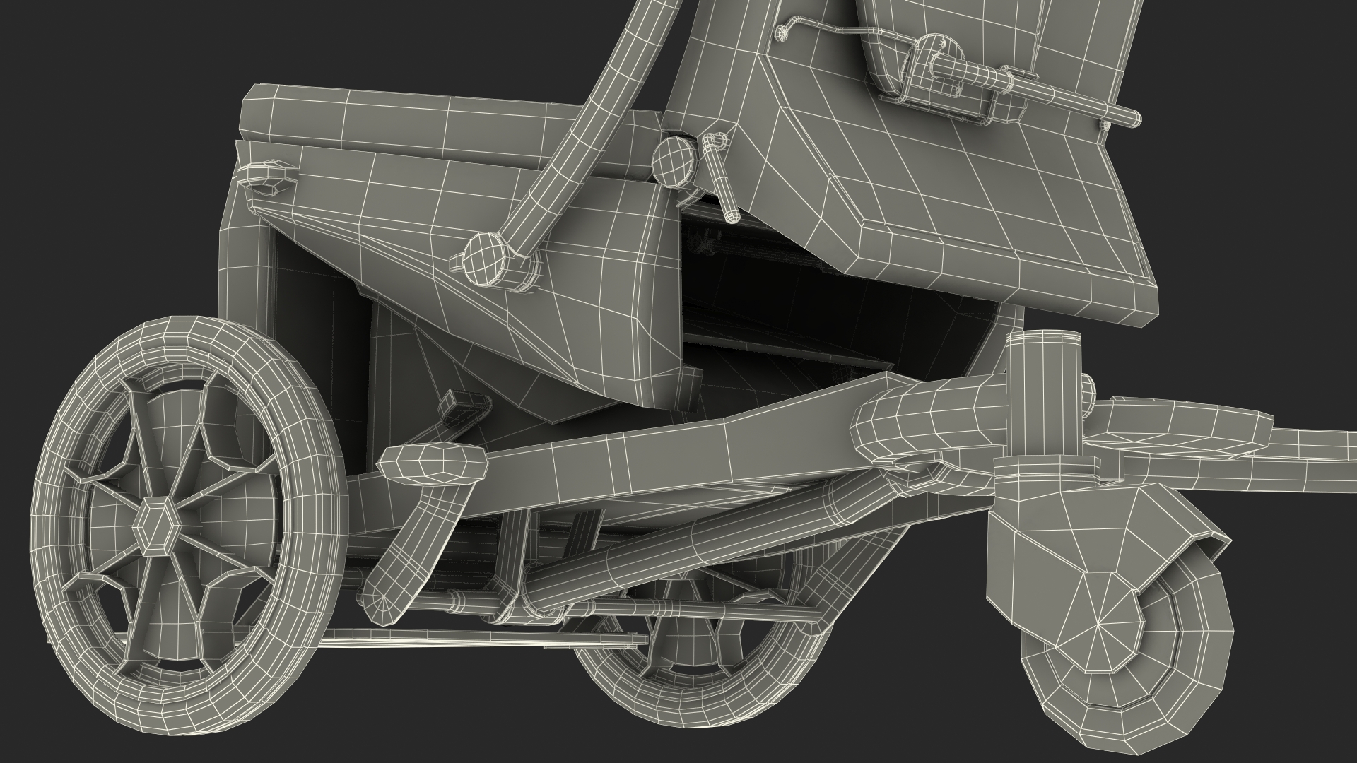 3D Multifunctional Transport Chair