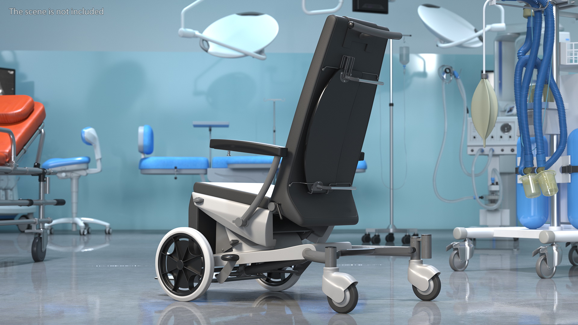 3D Multifunctional Transport Chair