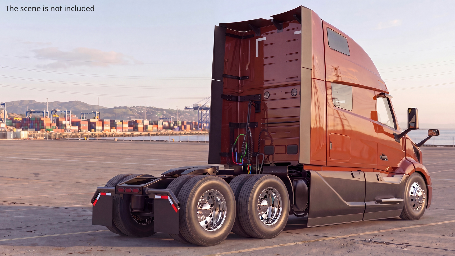 Aerodynamic Sleeper Cab Tractor Unit, view 6
