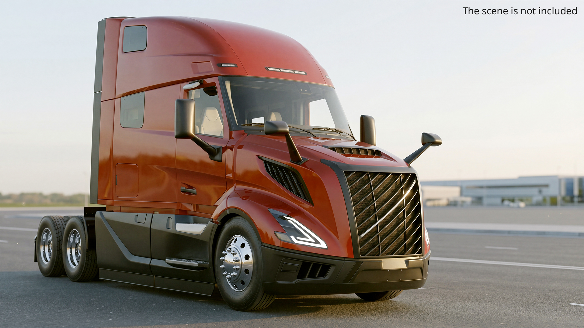 Aerodynamic Sleeper Cab Tractor Unit, view 5