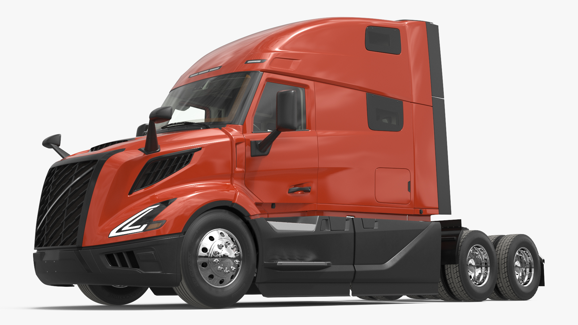 Aerodynamic Sleeper Cab Tractor Unit, view 4