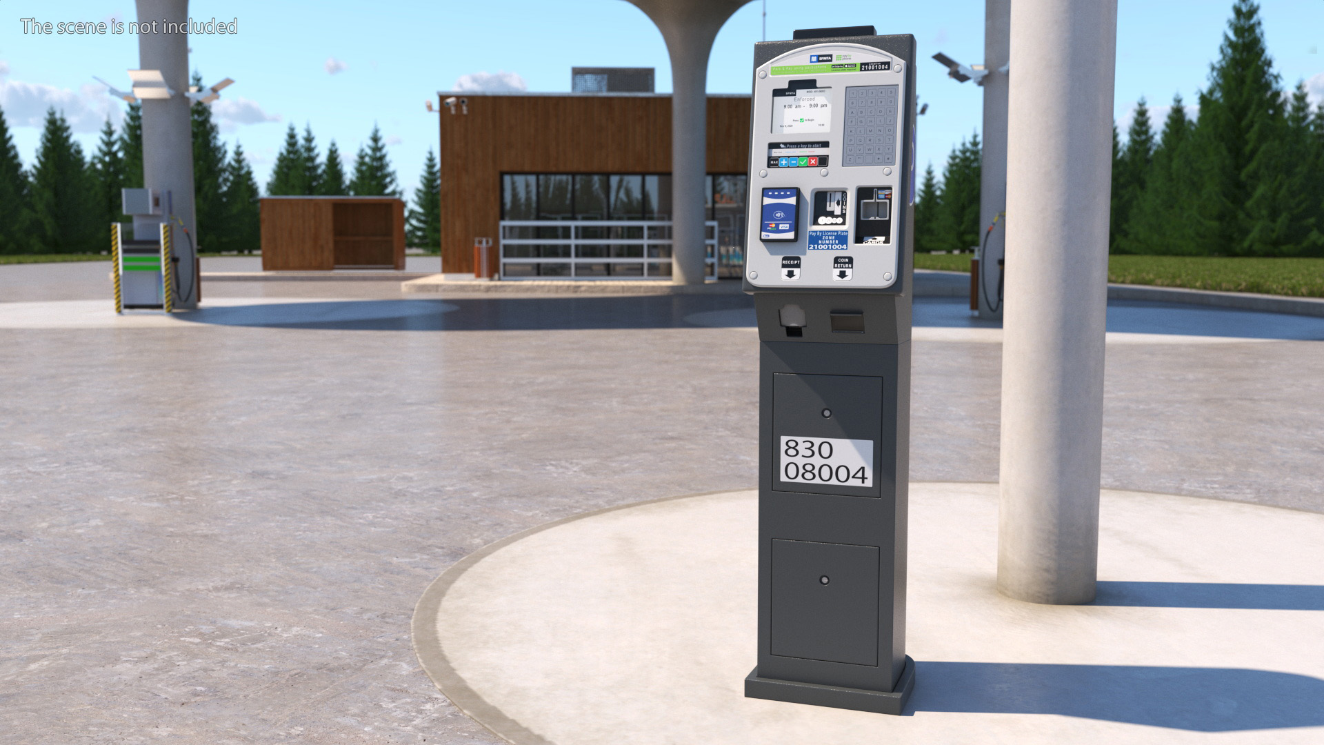 3D Digital Parking Meter