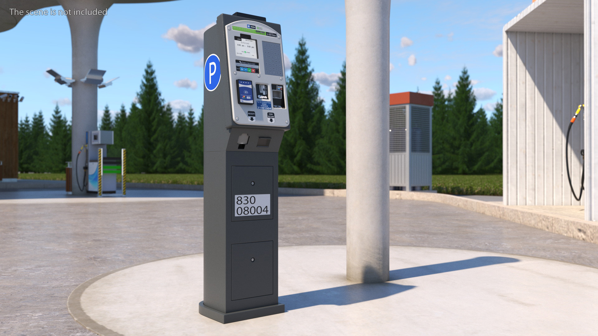 3D Digital Parking Meter