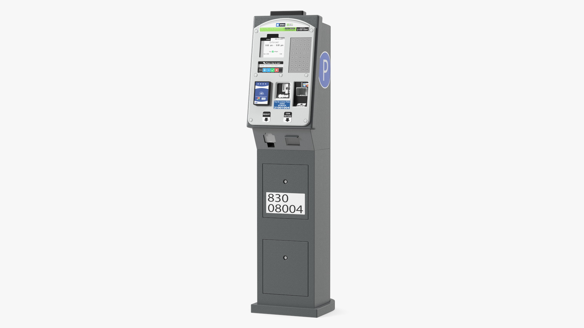 3D Digital Parking Meter