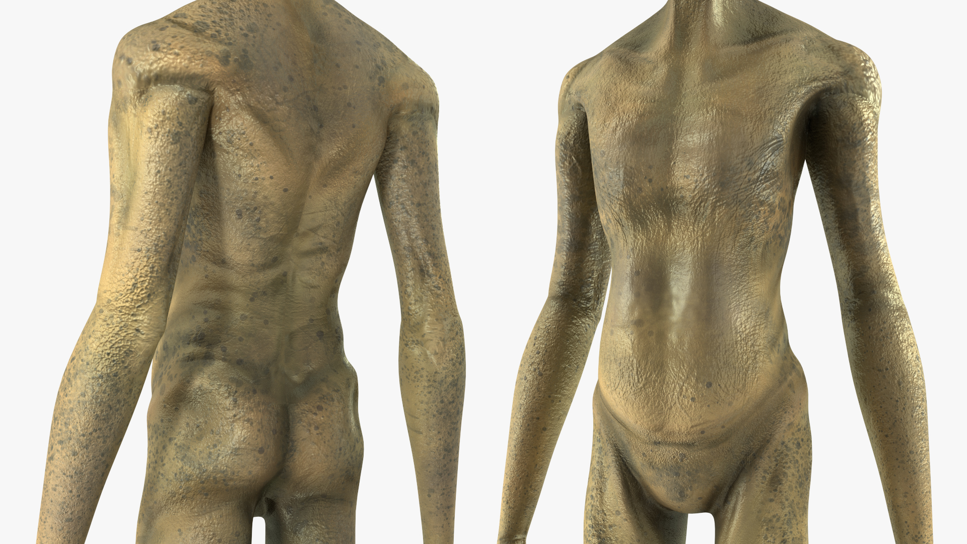 3D model Humanoid Alien Creature Rigged