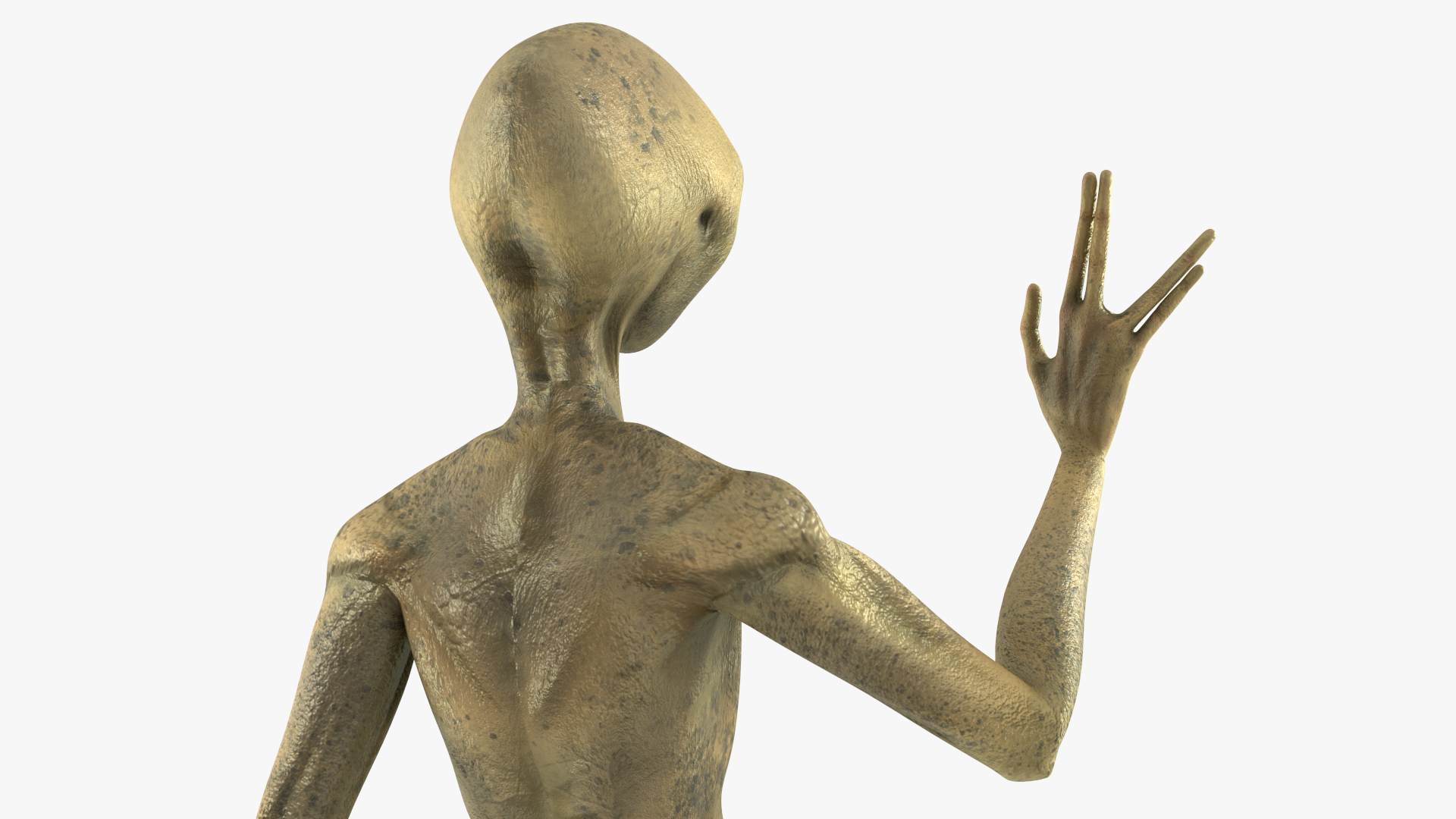 3D model Humanoid Alien Creature Rigged