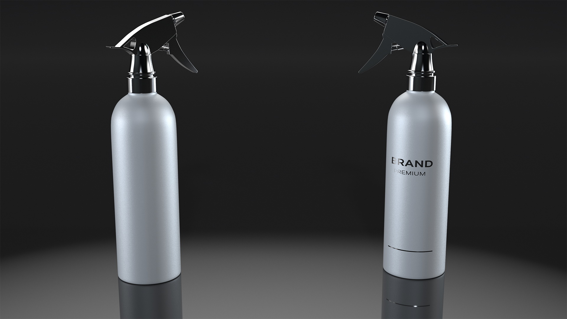 3D White Trigger Sprayer Bottle model