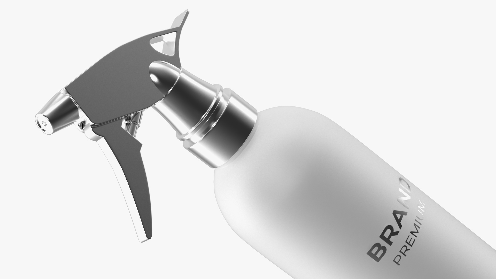 3D White Trigger Sprayer Bottle model