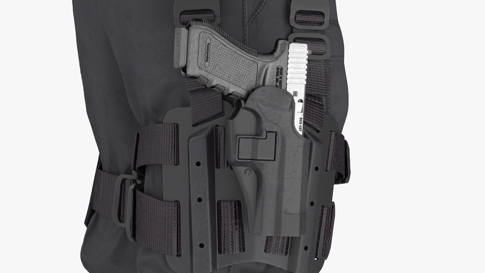 3D model SWAT Police Officer Rigged for Maya