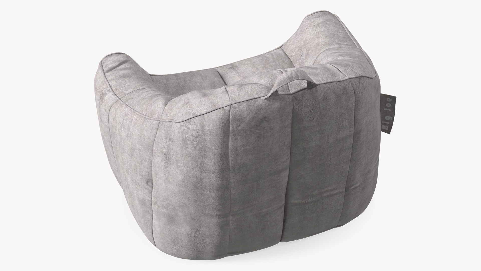 3D Big Joe Hug Bean Bag Chair Gray