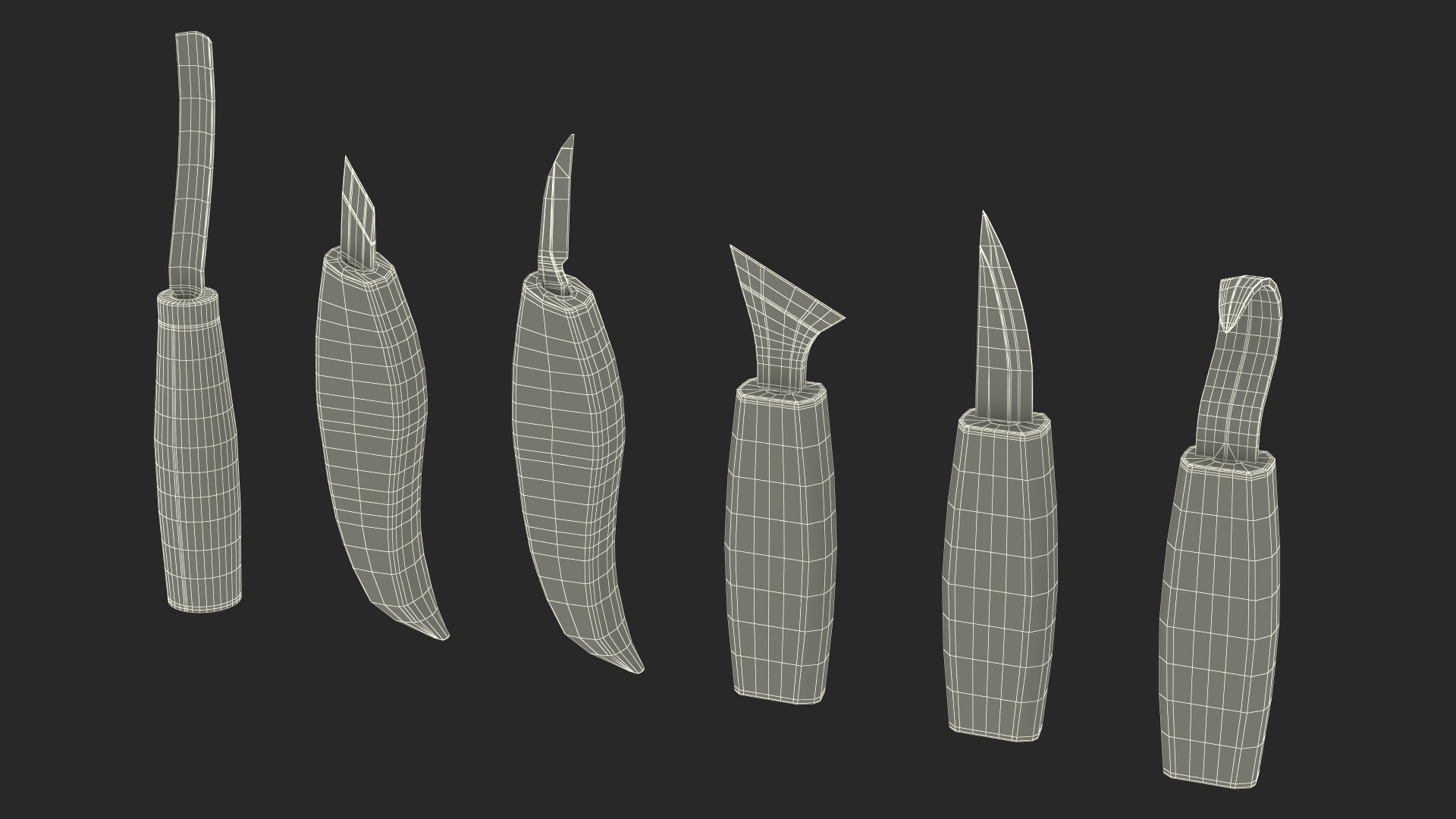 Wood Carving Tools Set 3D
