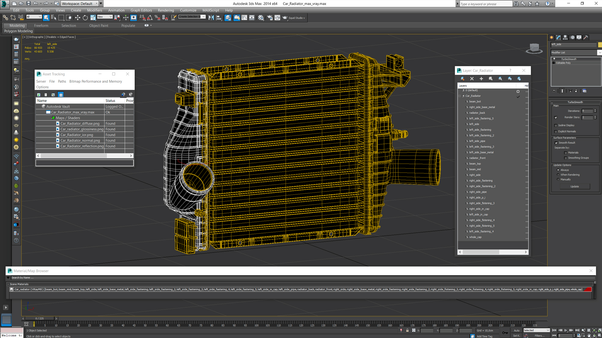 Car Radiator 3D