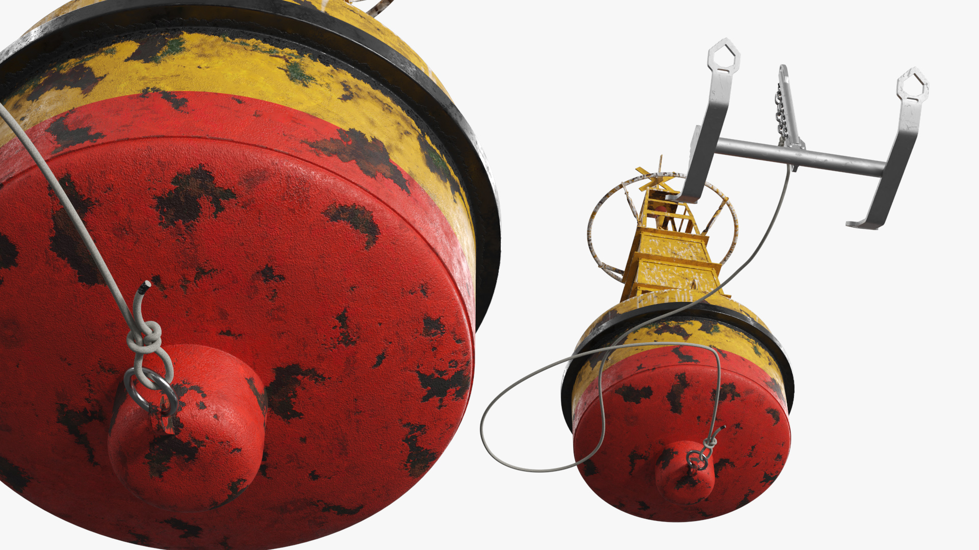 Marine Navigation Buoy with Anchor - view 5