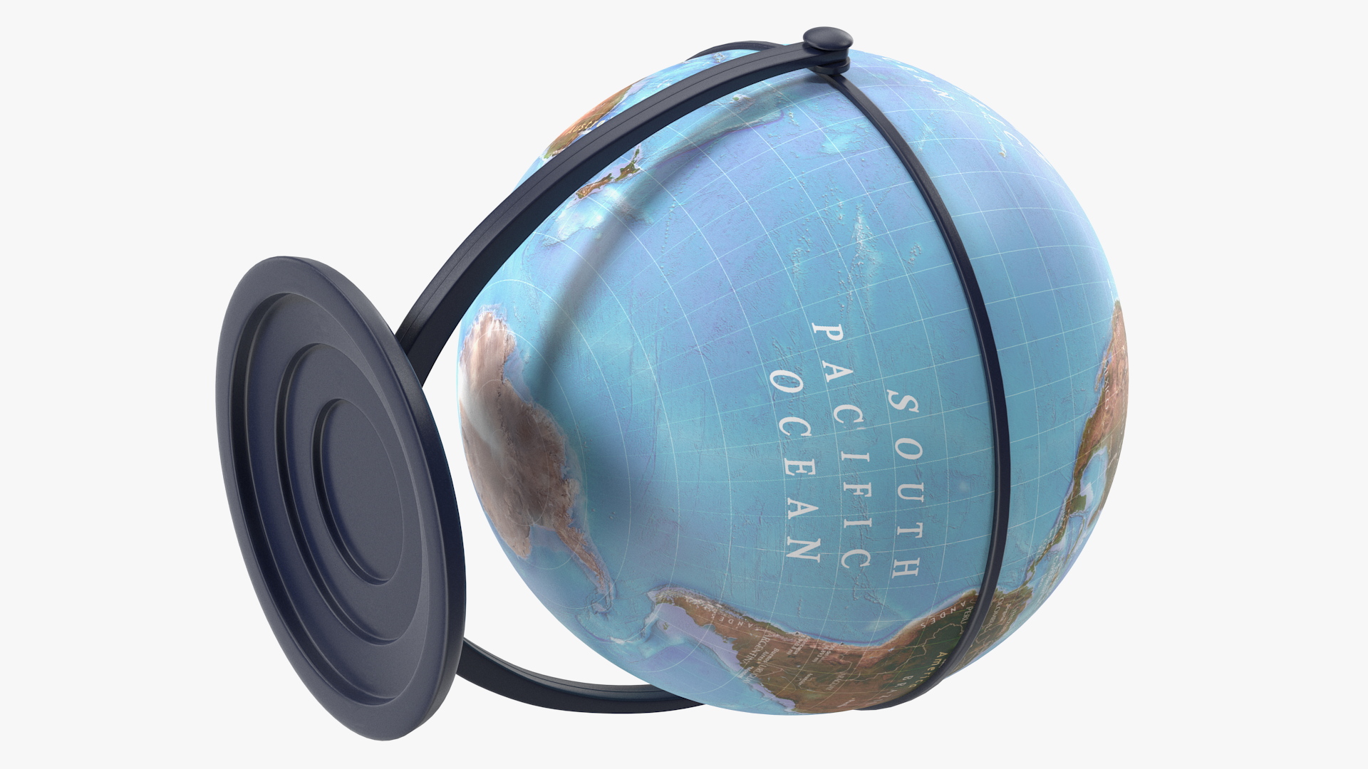 3D Physical World Globe with Stand
