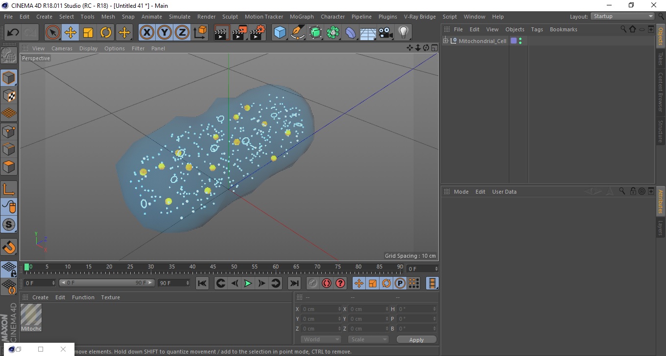 3D Mitochondrial Cell model