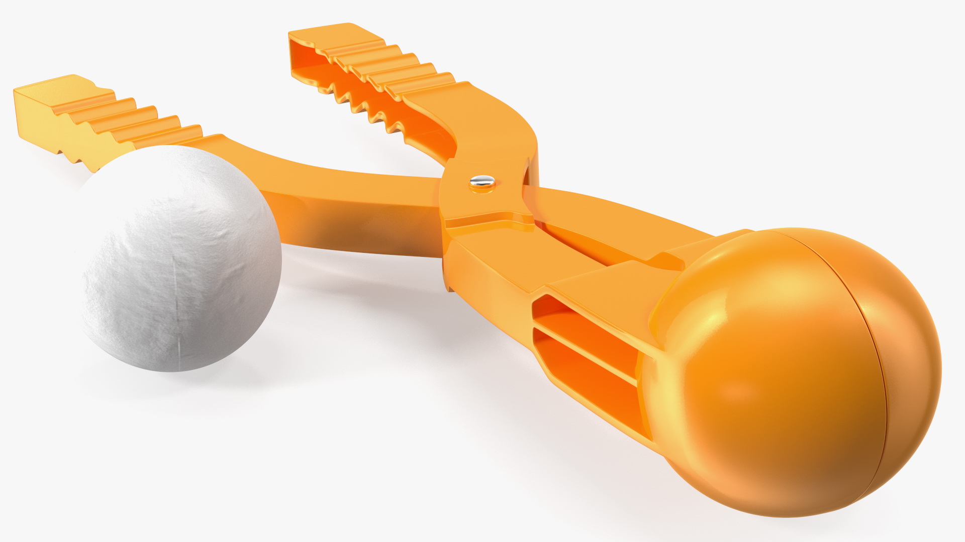 3D Snowball Maker Clip with Snowball model