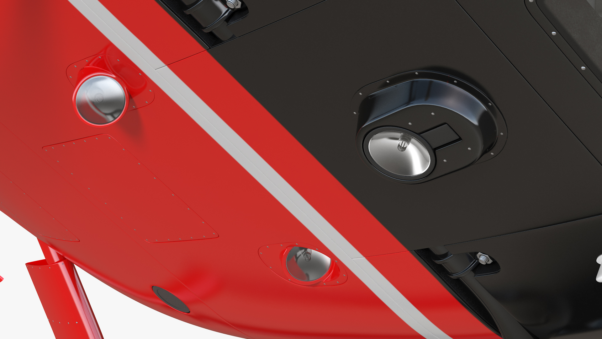 3D model Civil Helicopter Airbus H130 Rigged