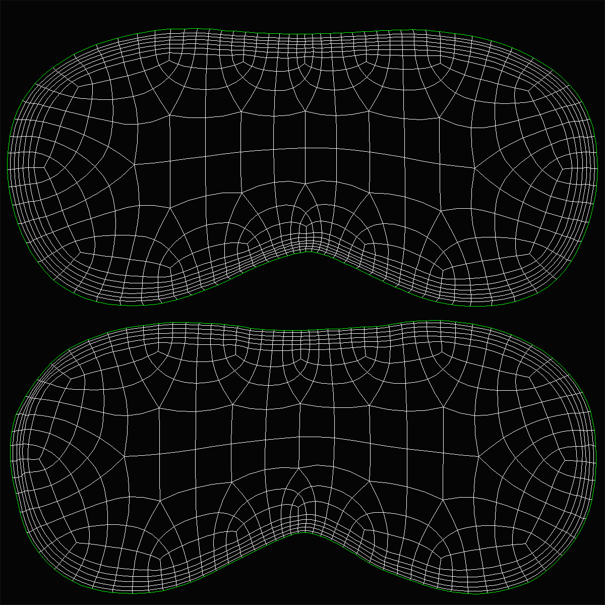 Black Sleeping Mask 3D model