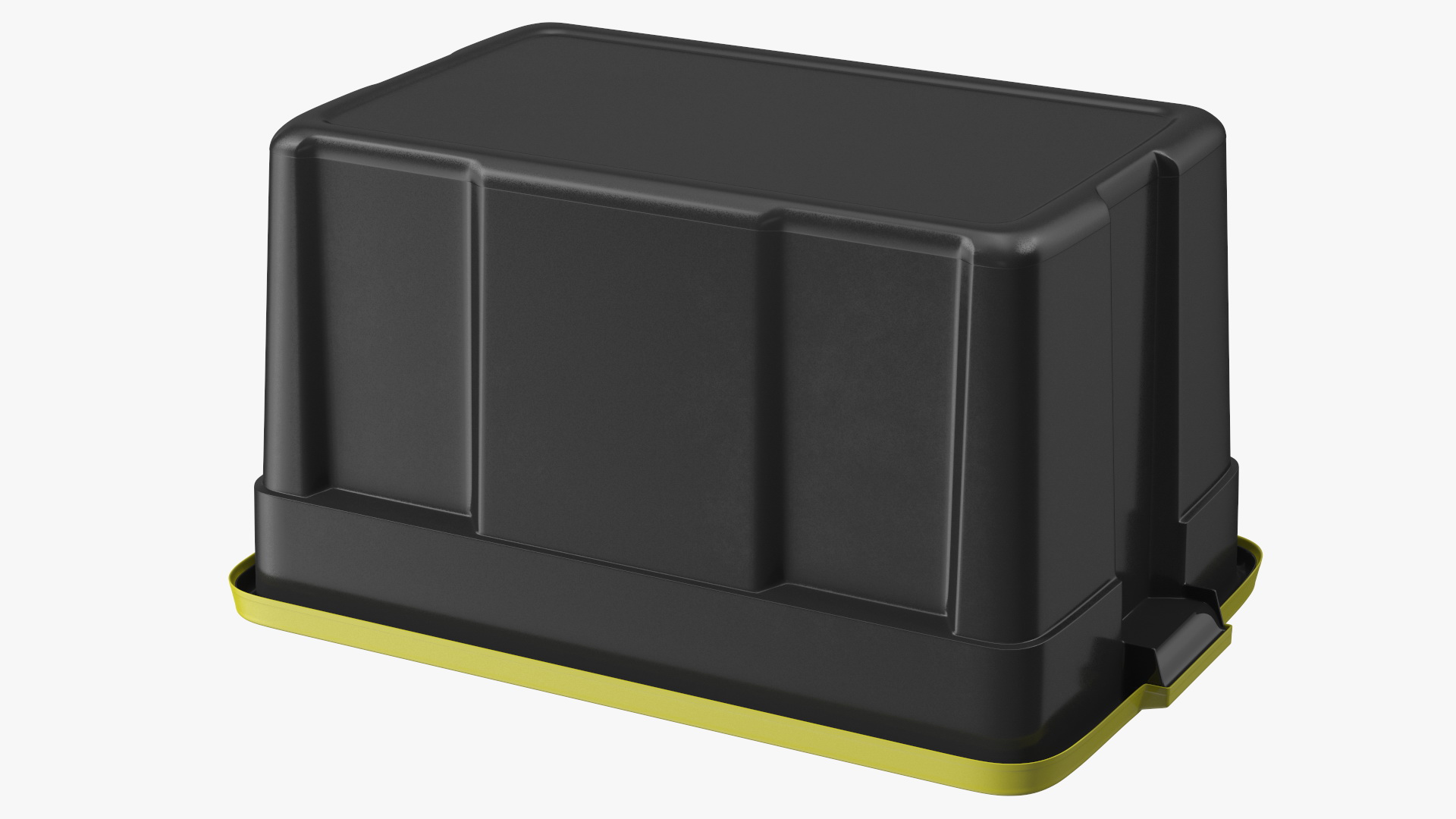 3D Rugged Storage Tote with Lid 31 Gallon model