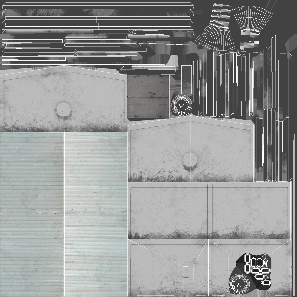 3D Geothermal Power Plant Cooling Tower
