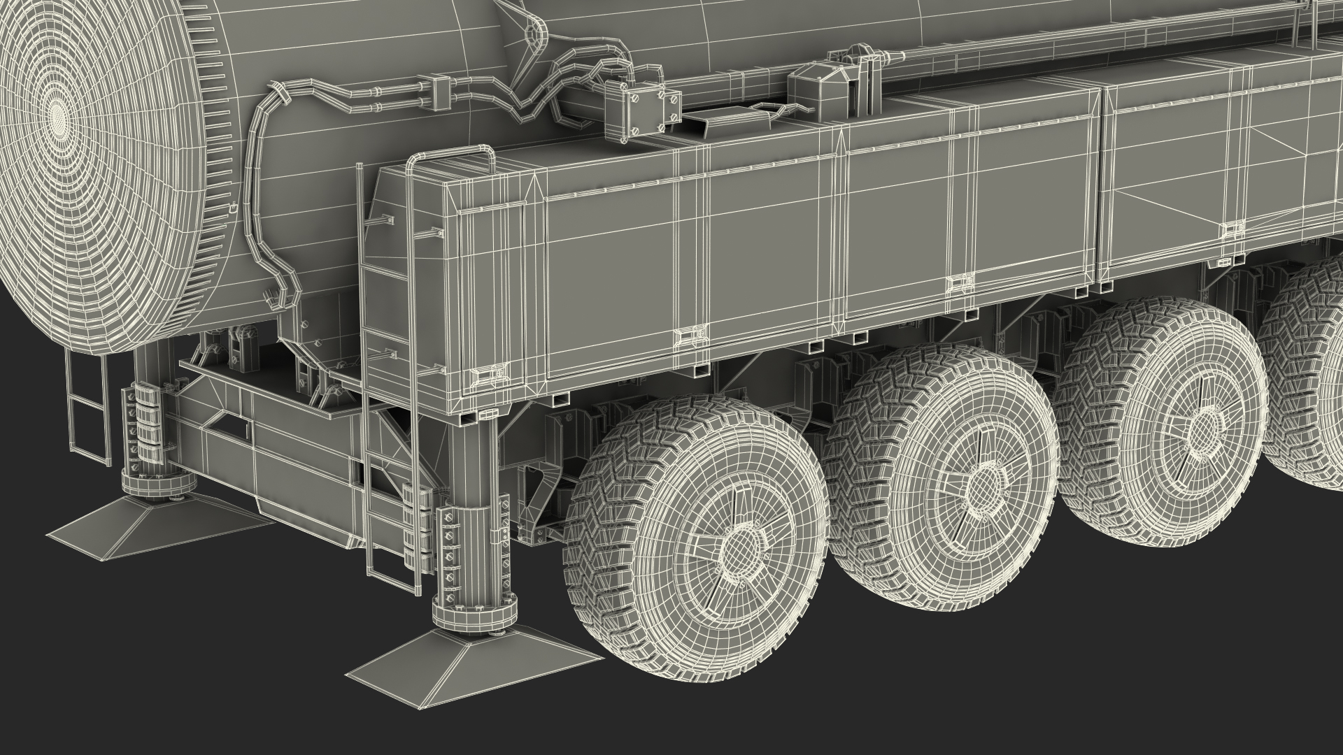3D ICBM Launch Vehicle Generic Dusty model