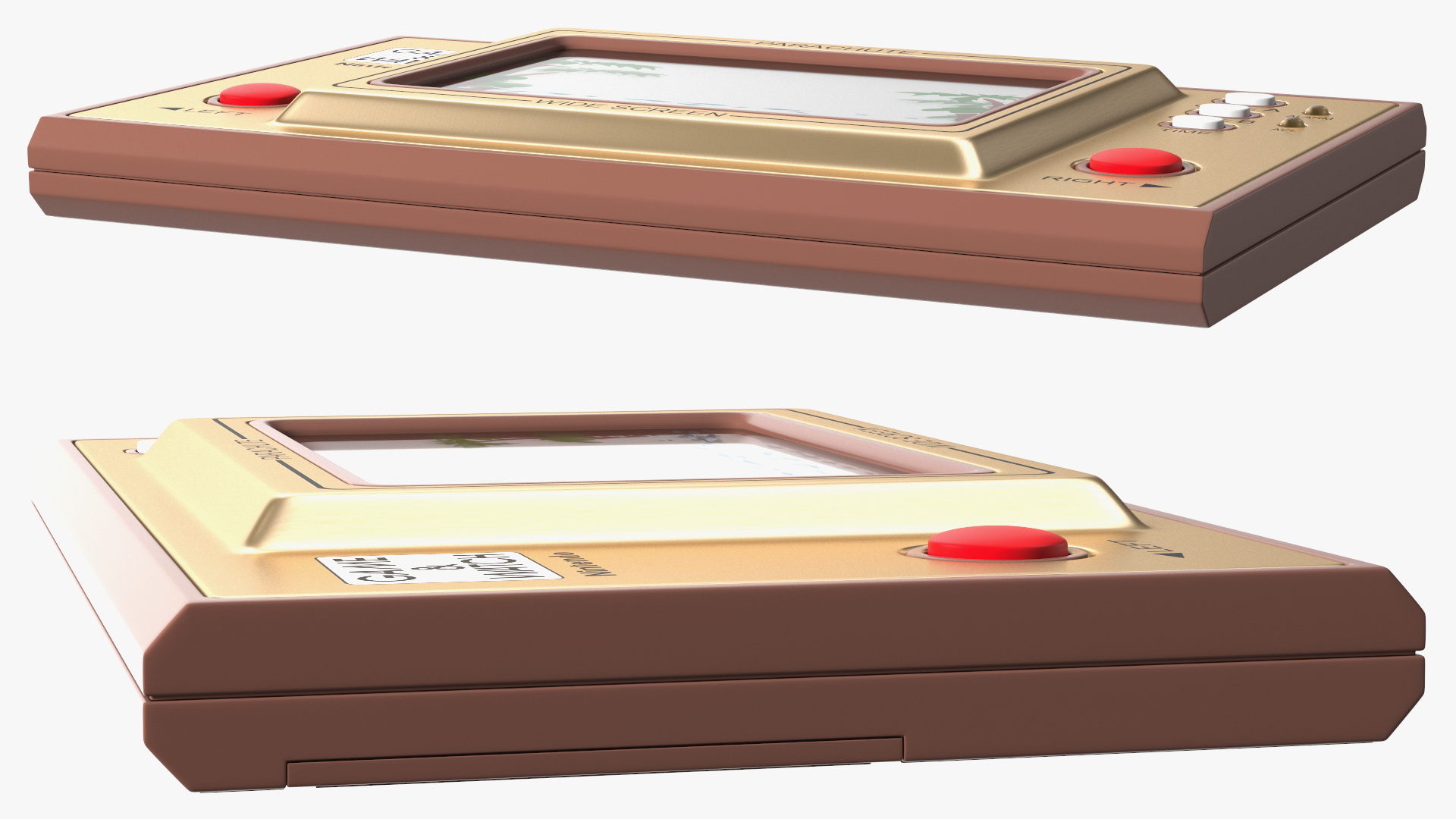 Nintendo Game and Watch Parachute Game Console Turned Off 3D