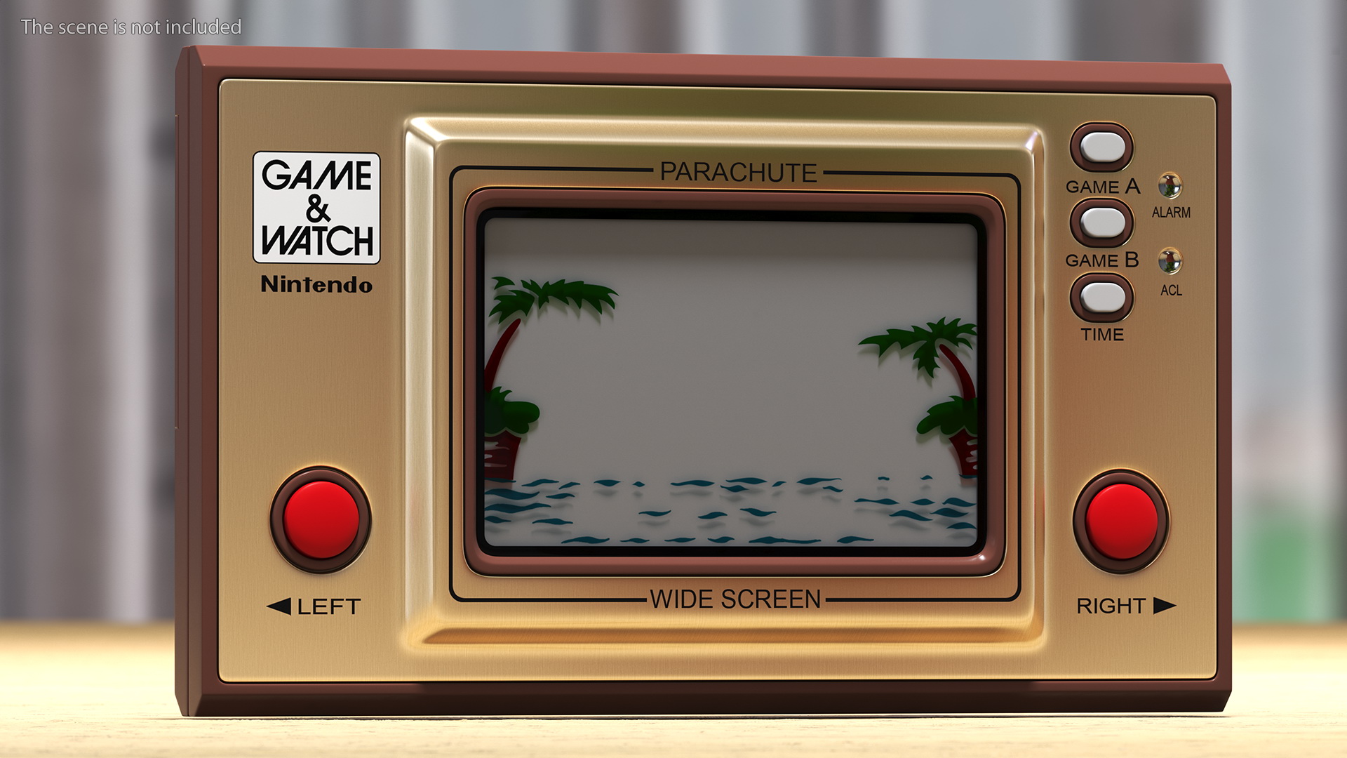 Nintendo Game and Watch Parachute Game Console Turned Off 3D