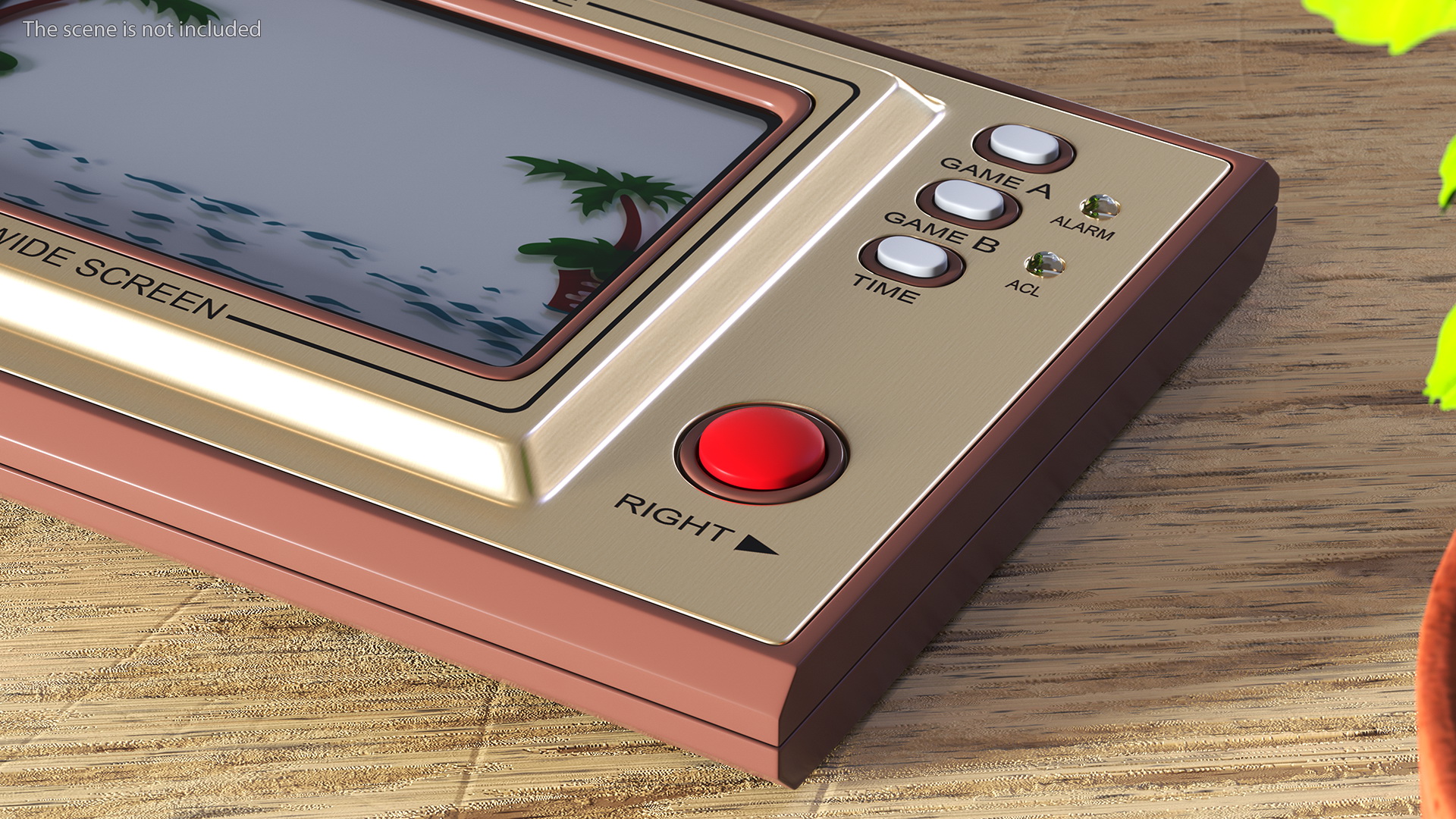 Nintendo Game and Watch Parachute Game Console Turned Off 3D