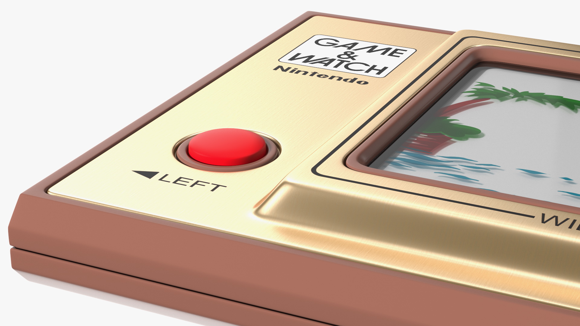 Nintendo Game and Watch Parachute Game Console Turned Off 3D
