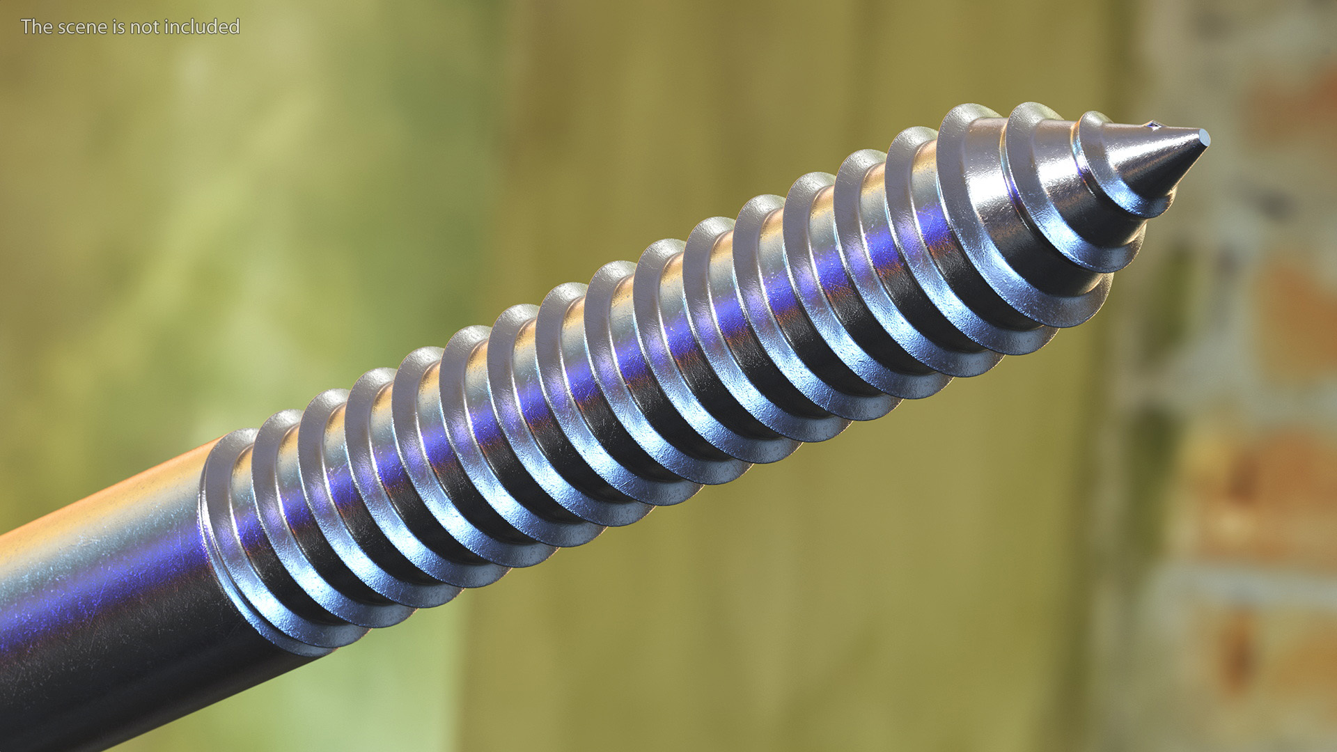 3D Eye Lag Screw model