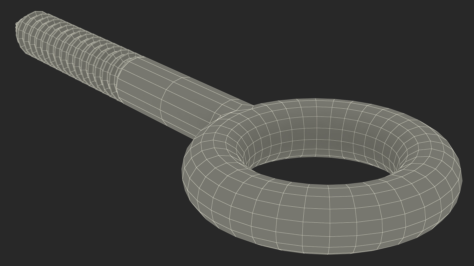 3D Eye Lag Screw model