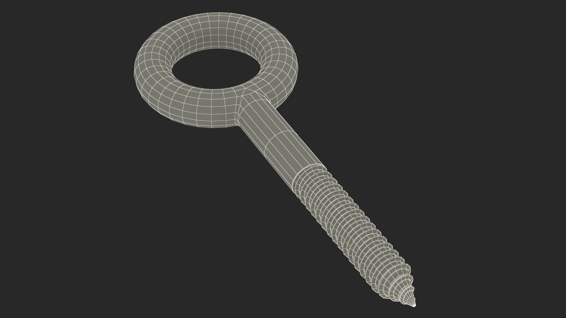 3D Eye Lag Screw model