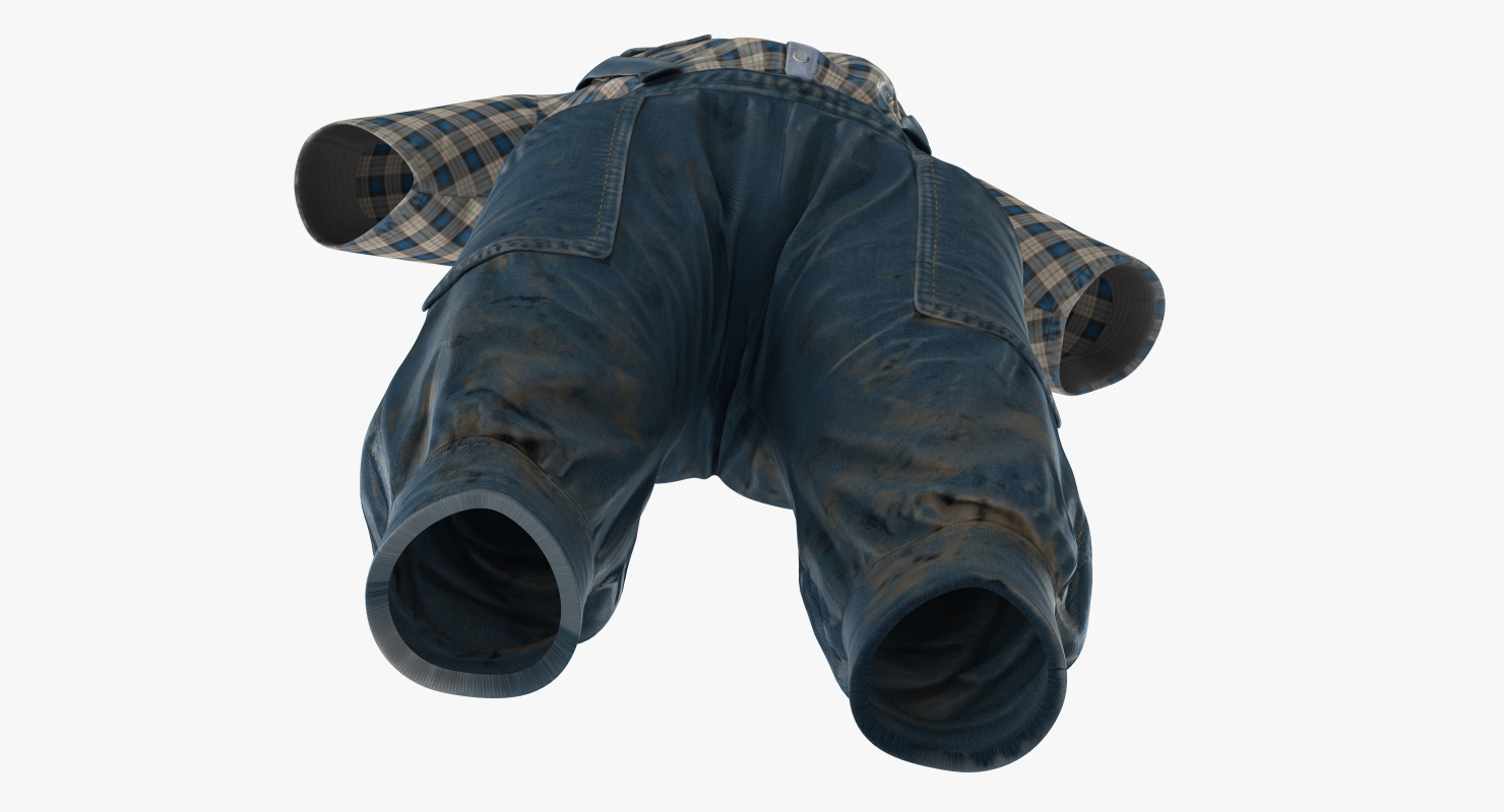 3D Vintage Denim Costume