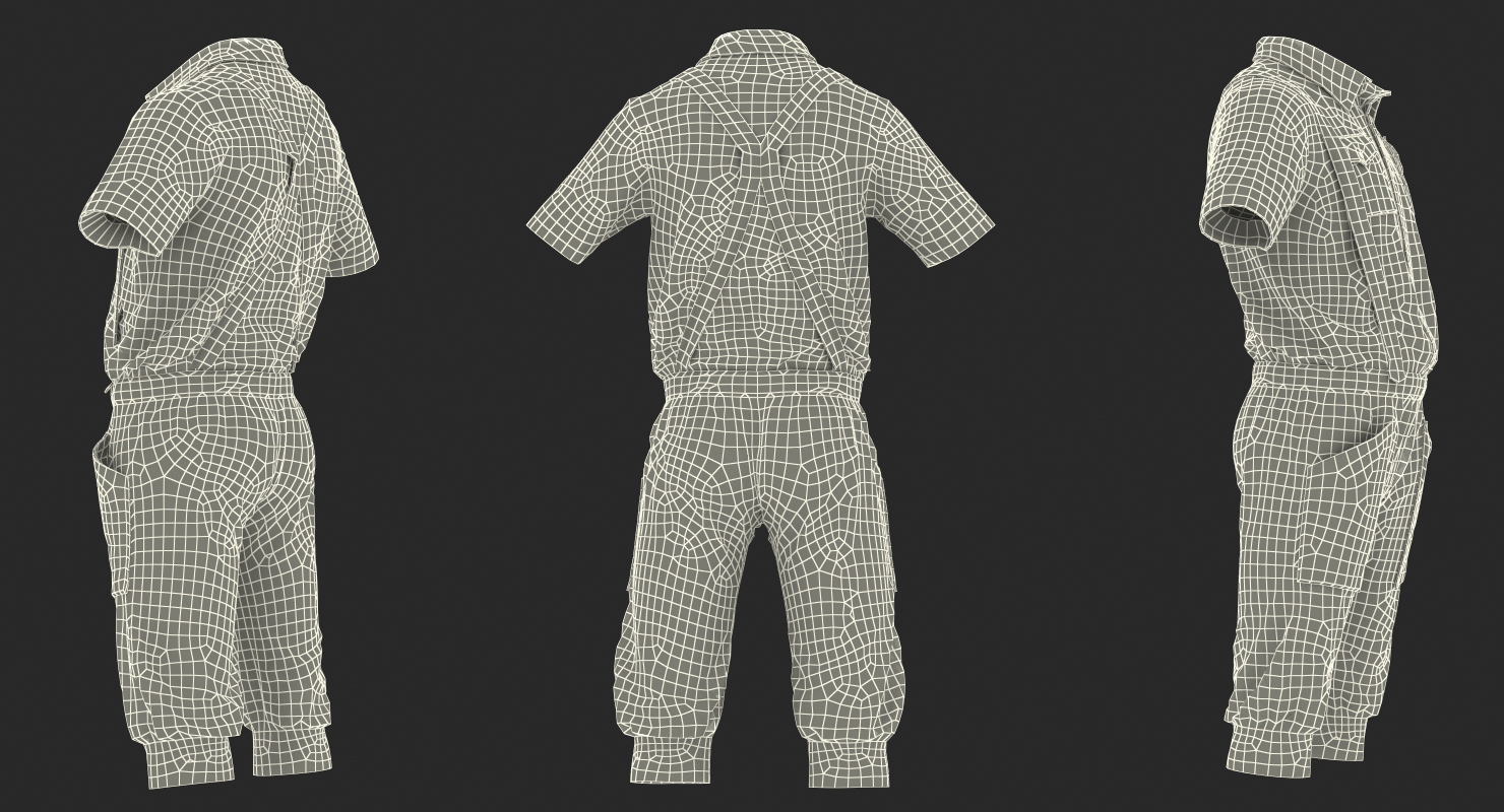 3D Vintage Denim Costume