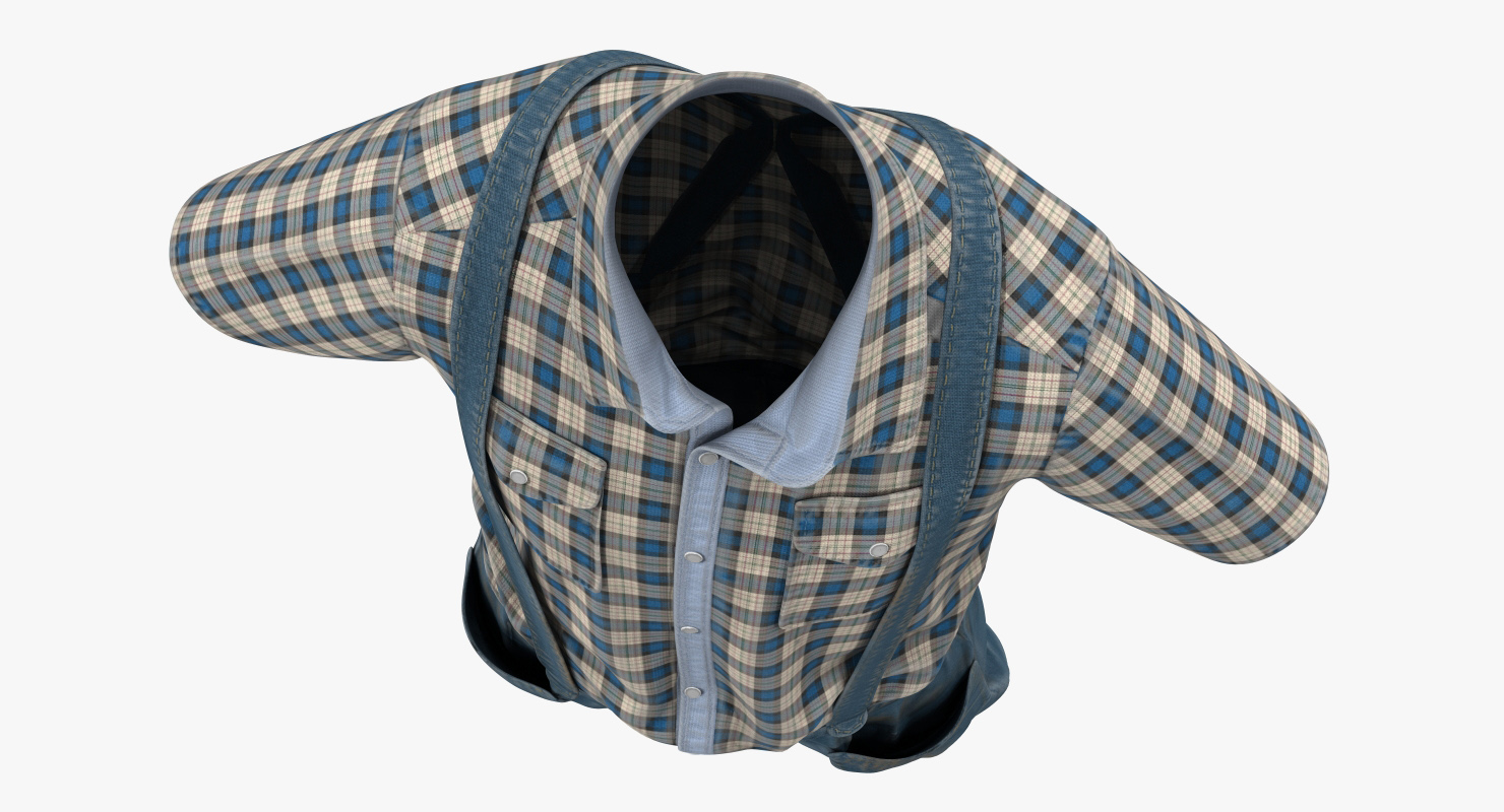 3D Vintage Denim Costume