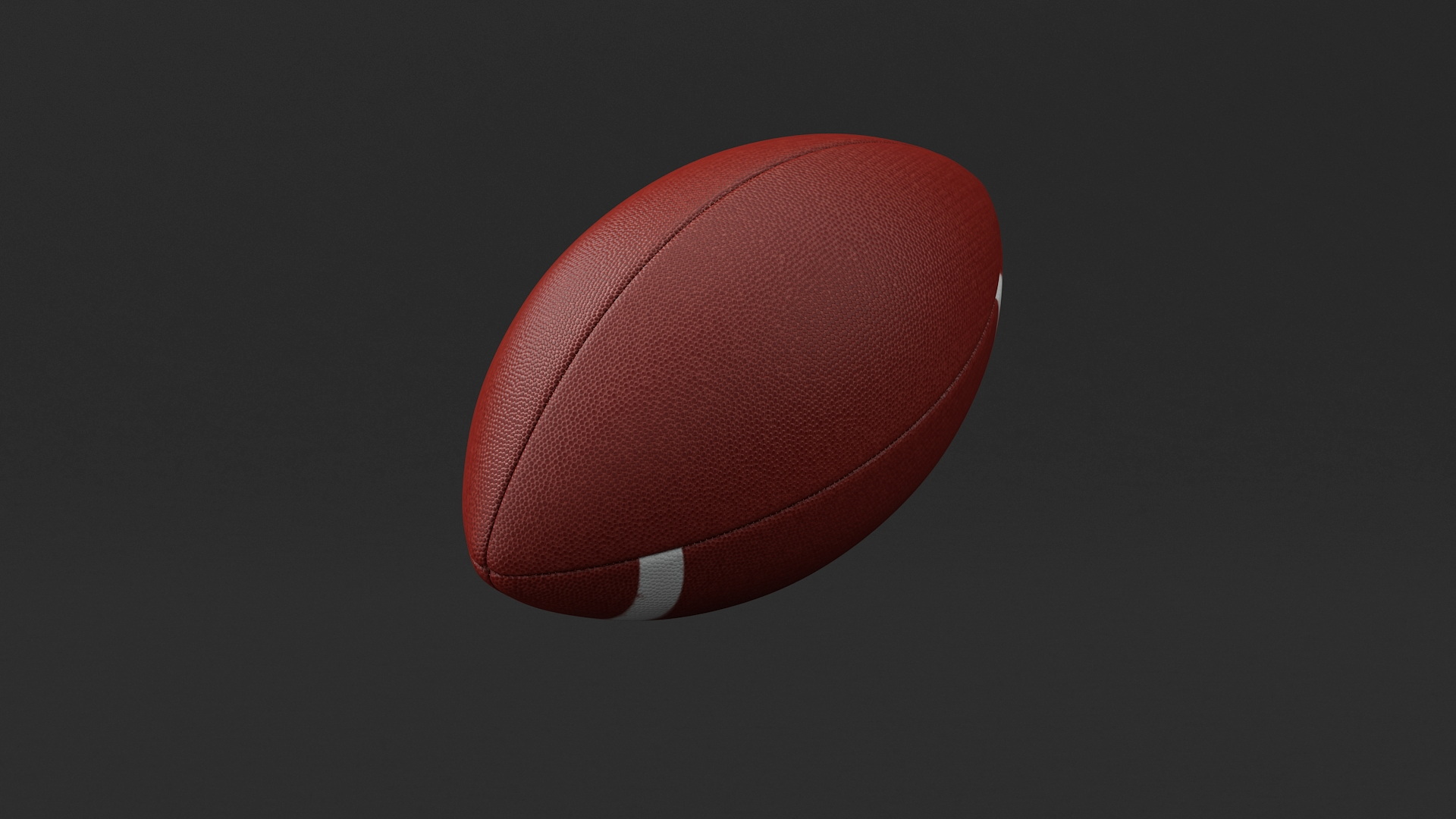 3D Black Man American Football Player Red Uniform Running The Ball model