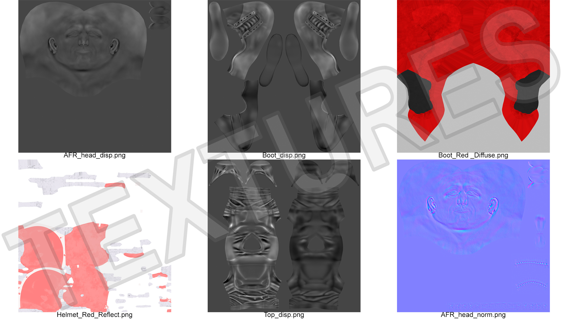 3D Black Man American Football Player Red Uniform Running The Ball model