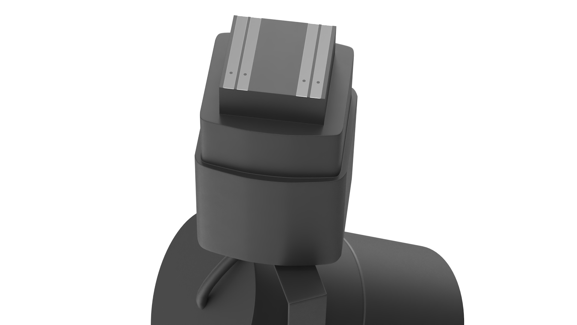 3D model LED Track Light Head Cylinder Small