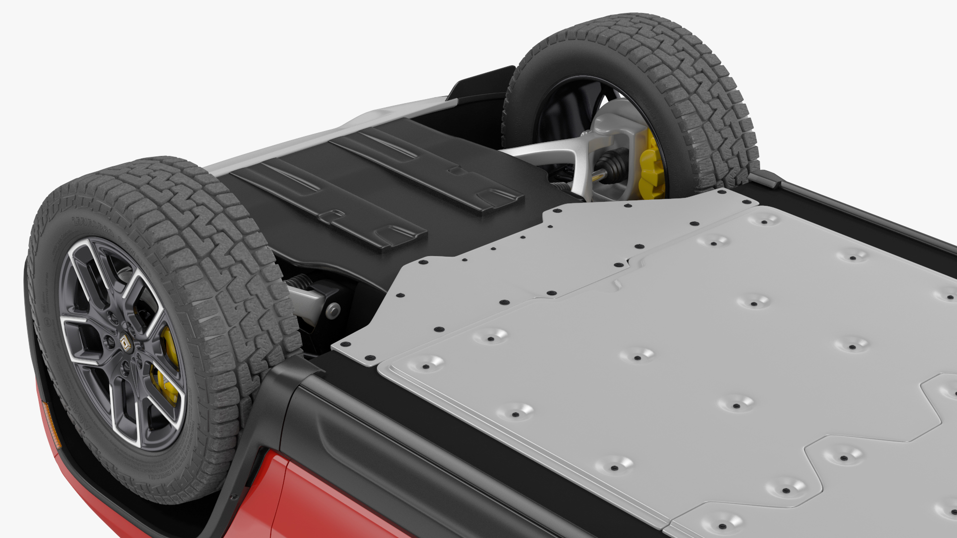 3D model 2023 Rivian R1S Quad Motor Red