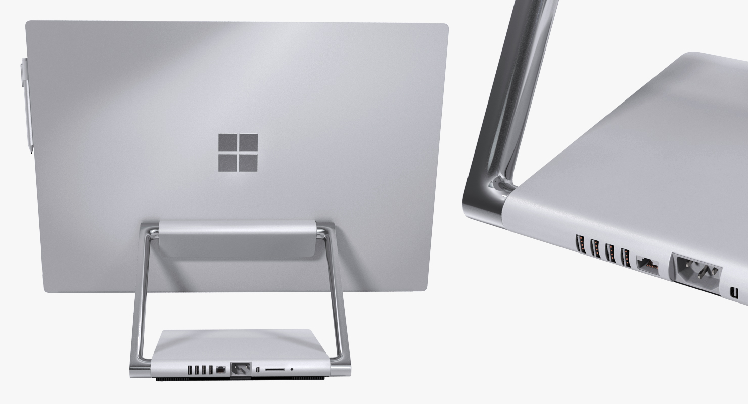 3D All in One PC Microsoft Surface Studio model